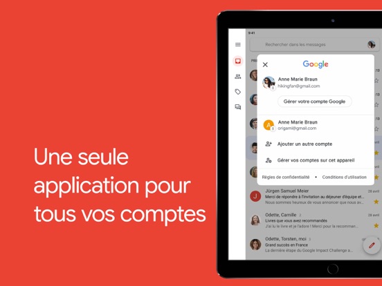 Gmail – la messagerie Google Gmail – la messagerie Google
