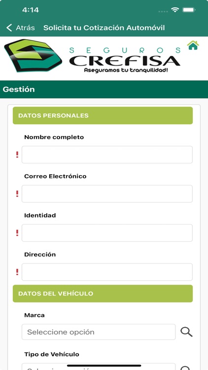Seguros Crefisa Móvil screenshot-5