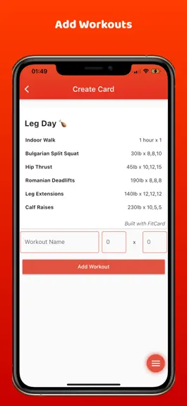 Game screenshot FitCard: Workout Summary apk