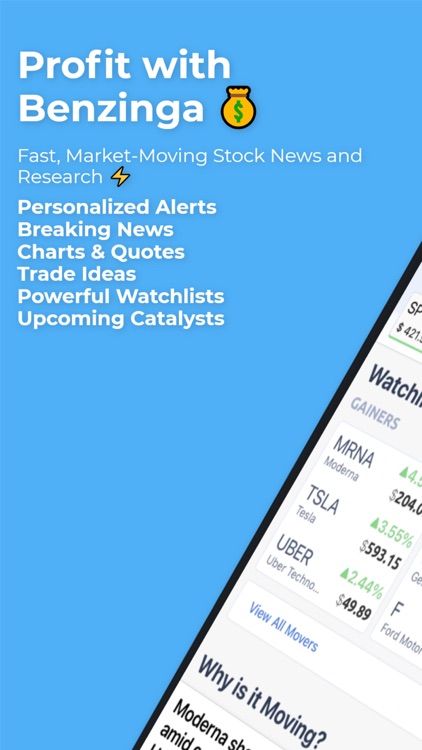 Benzinga Financial News & Data