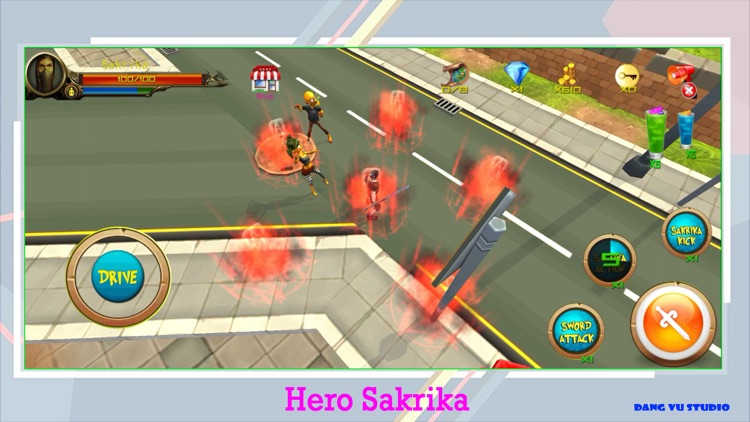 Hero Sakrika - Smart Ninja 3D screenshot-3