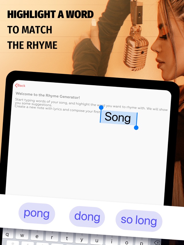 Augment have a finger in the pie Rank Rhyme Generator with AI on the App Store