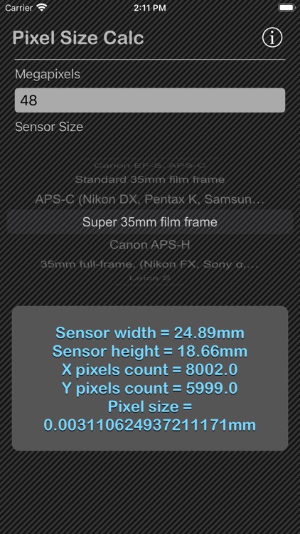 Pixel Size Calculator screenshot-6