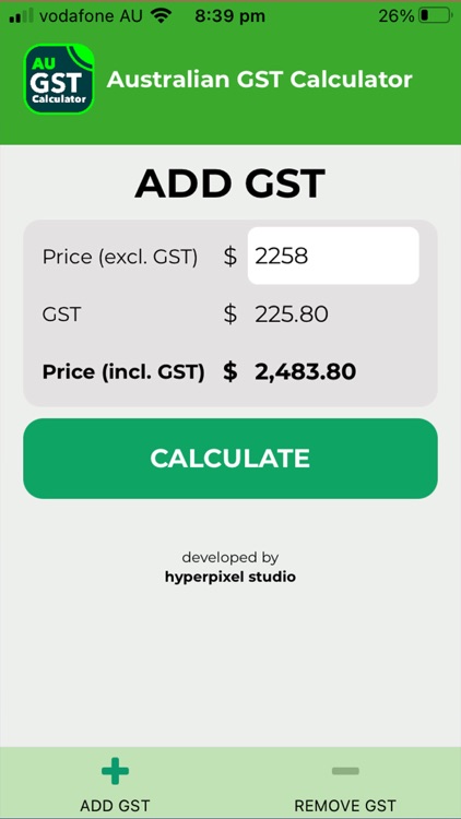 AU GST Calculator