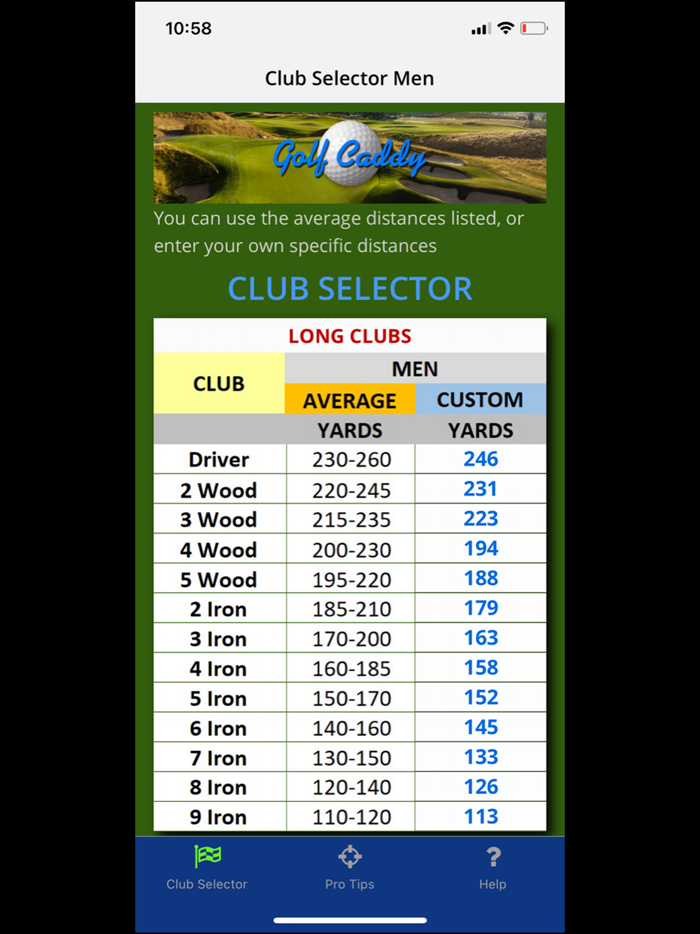 Golf Caddy Personal Assistant