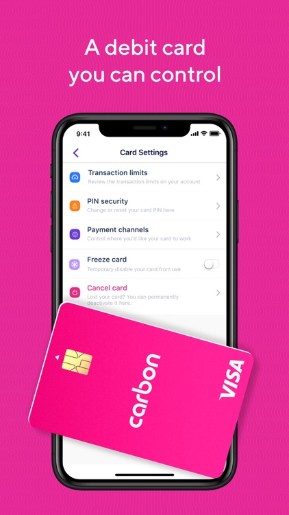 Carbon: fast loans and banking screenshot-3
