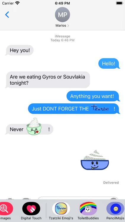 Tzatziki Emoji's