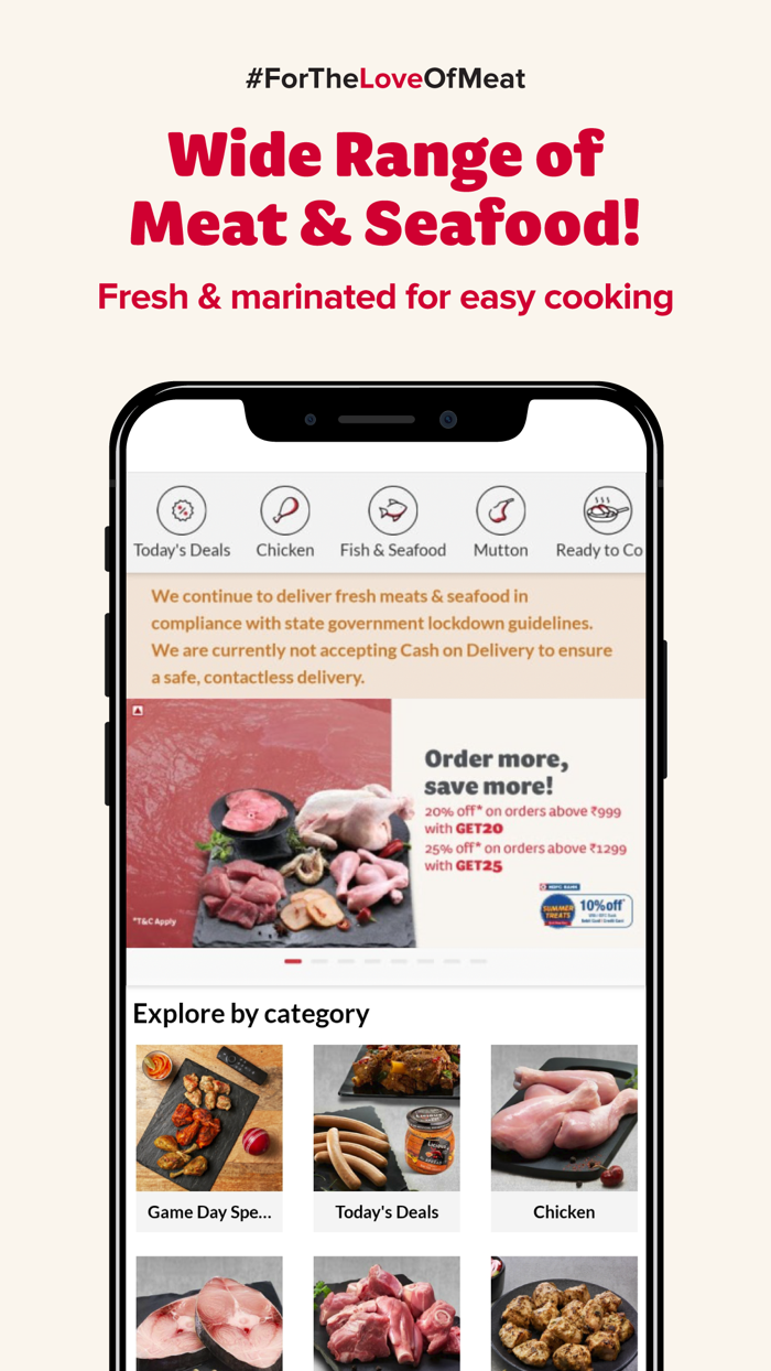 Licious Fish, Chicken  Meat