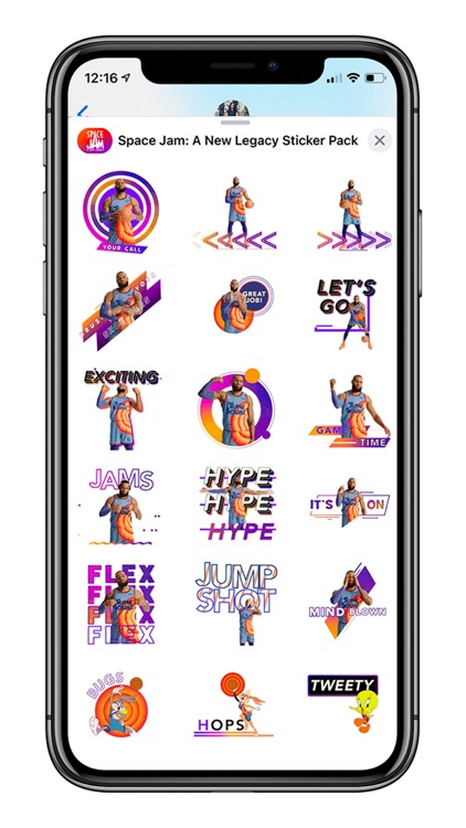 Space Jam Sticker Pack