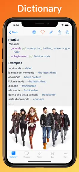 Game screenshot Italian Dictionary + © mod apk