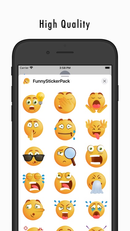 Very Funny Emoji Stickers by Wayne Williams