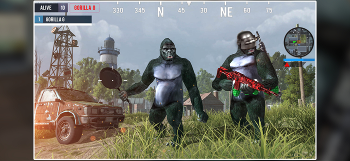 Gorilla Battle Royale Shooting