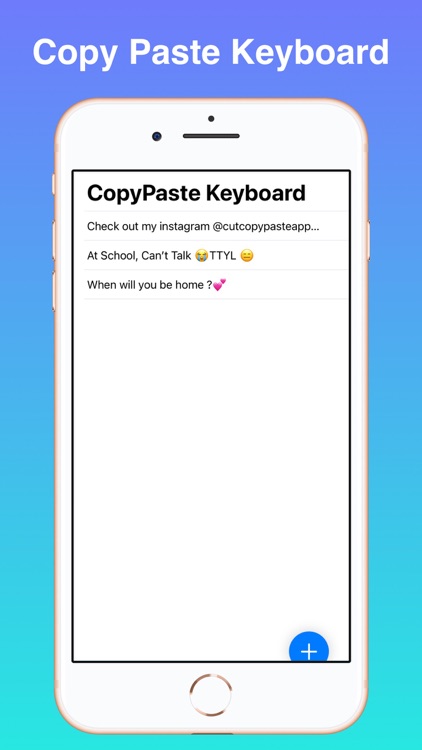 Cut Copy Paste Keyboard