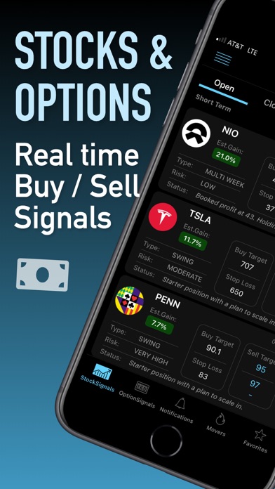 Trade Signals - Stocks Options Screenshot