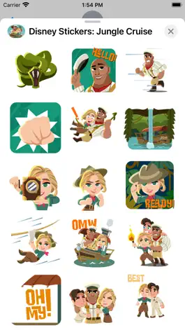 Game screenshot Jungle Cruise Stickers apk