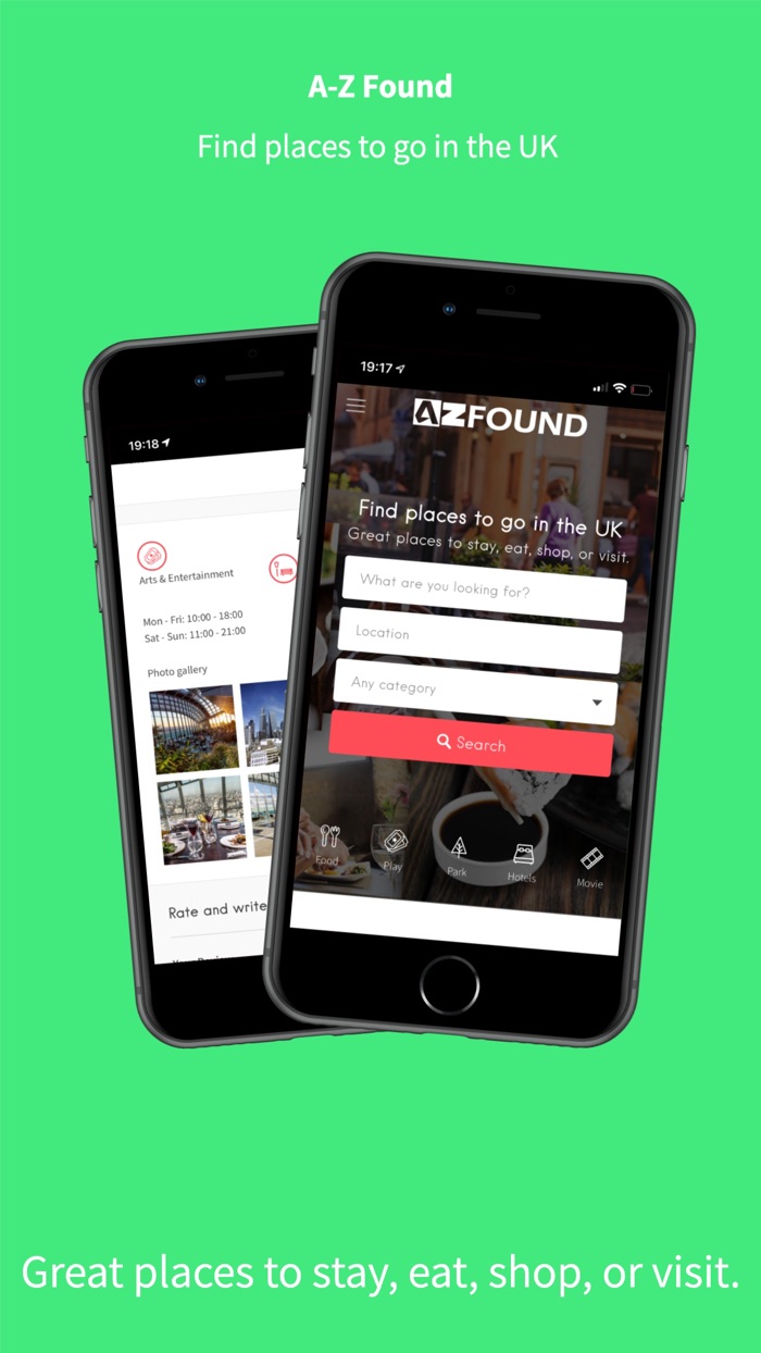 AZ Found - find places to go