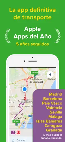 Screenshot 1 Citymapper: Todo el transporte iphone