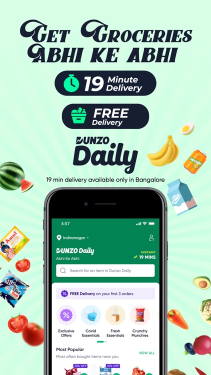 Dunzo: Grocery Delivery App