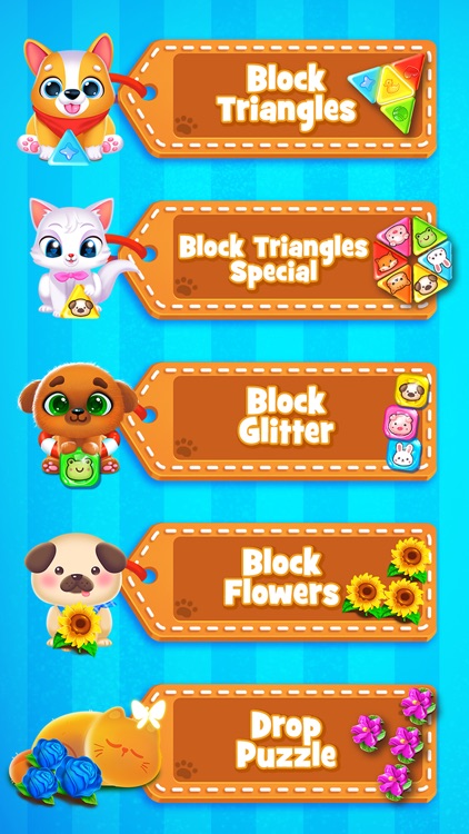 Block Puzzle Rainbow Pets screenshot-4