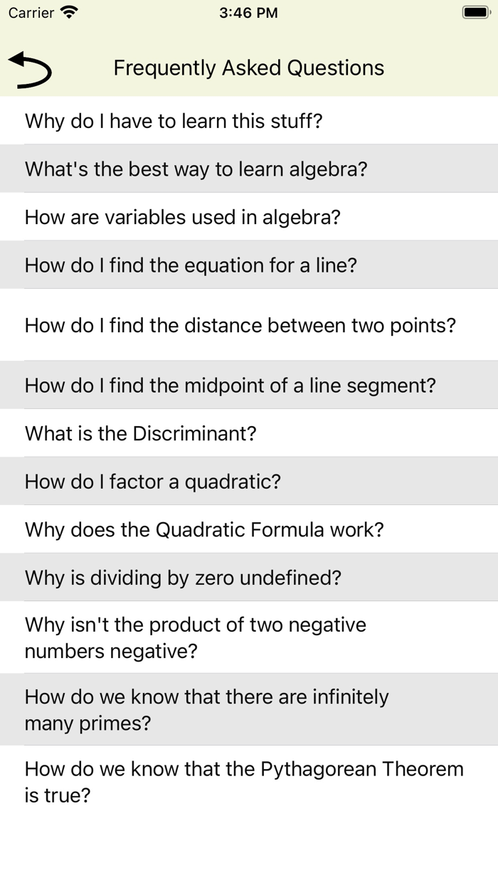 Practice Basic Algebra
