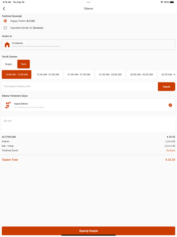 PazarCepte - Online Sipariş