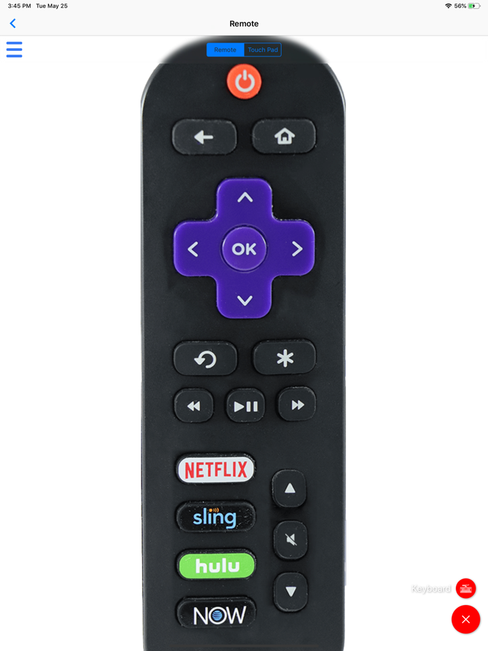 Remote control for TCL