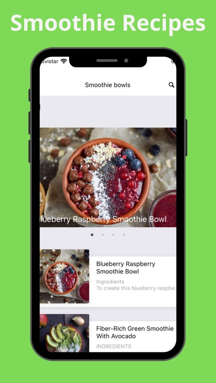 Smoothie Recipes App screenshot-0