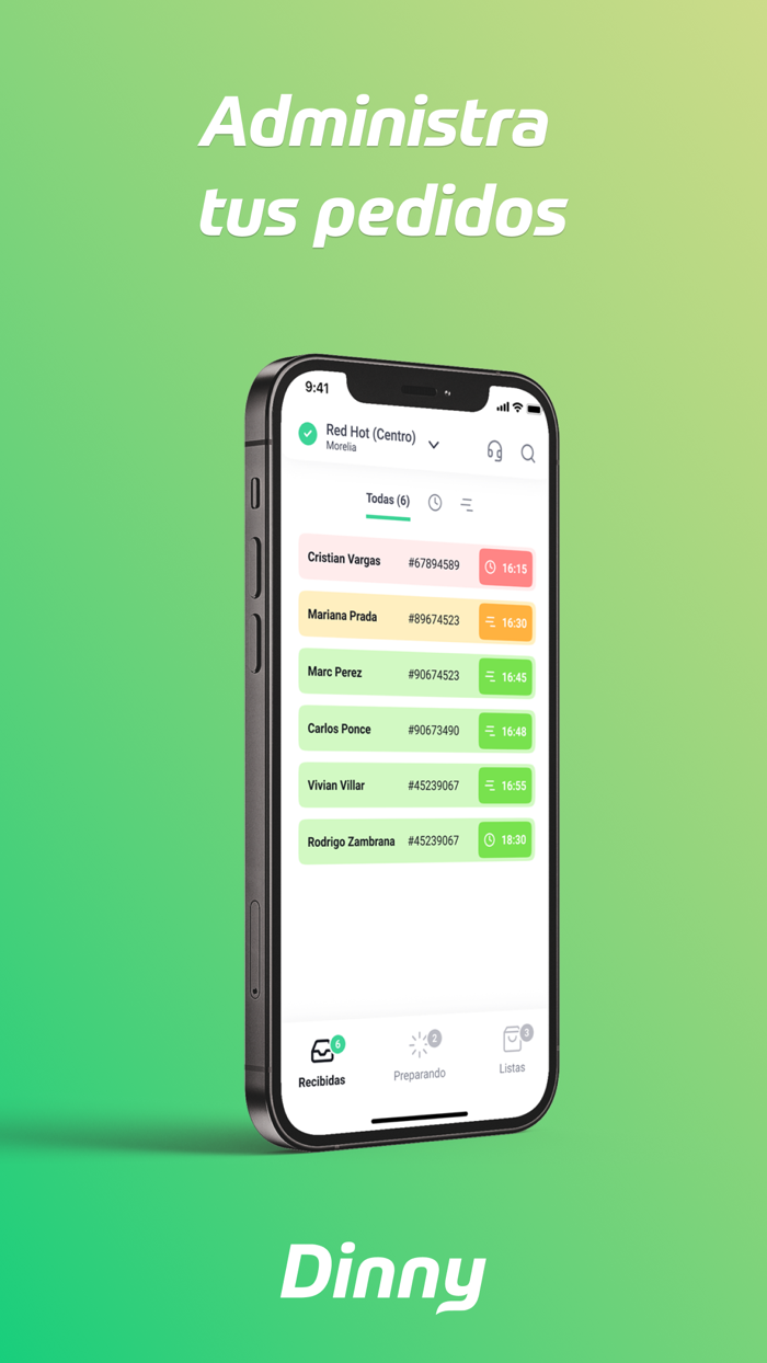 Dinny - Mesa de órdenes