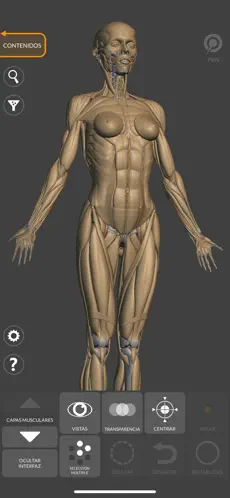 Screenshot 3 Anatomía 3D para el artista 2 iphone