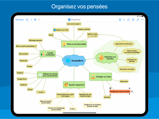 SimpleMind Pro - carte mentale SimpleMind Pro - carte mentale
