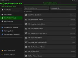 Game screenshot PowerWatts Training apk