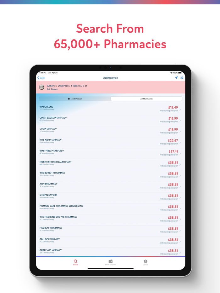 OptionRx Prescription Coupons