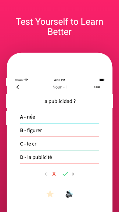 Practice French Spanish Words screenshot 4