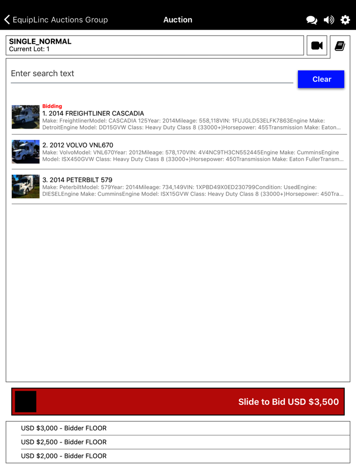 EquipLinc Auctions Live