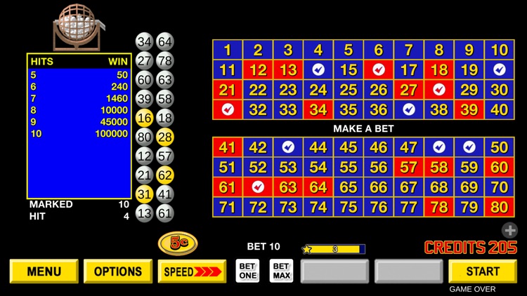 Keno Games with Cleopatra