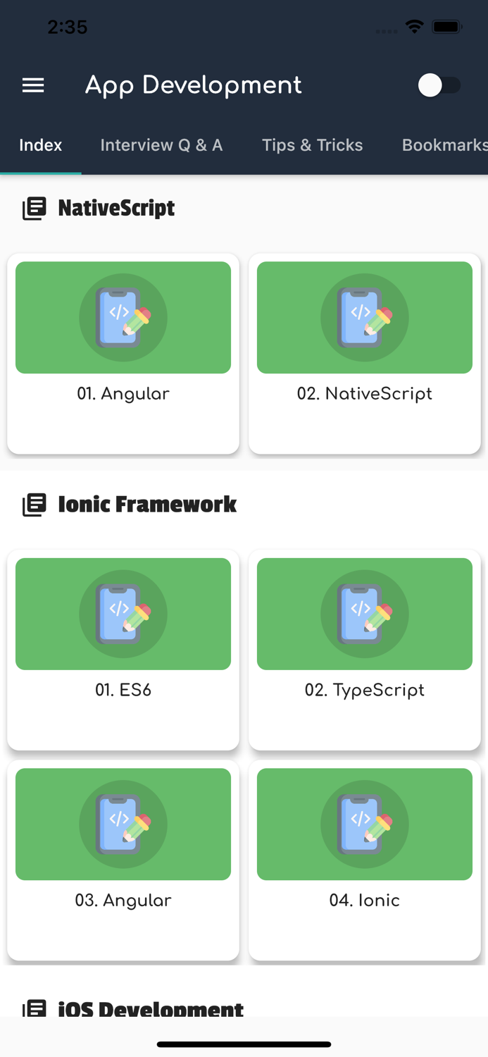 Learn Mobile App Development