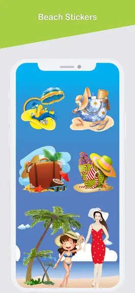 Game screenshot Beach Lover Stickers mod apk