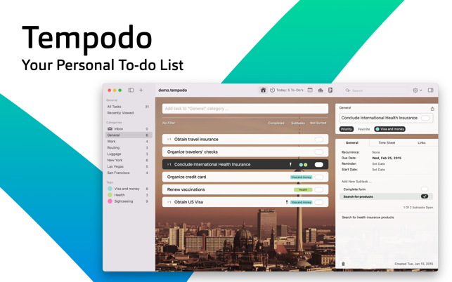‎Tempodo To-Do List Screenshot
