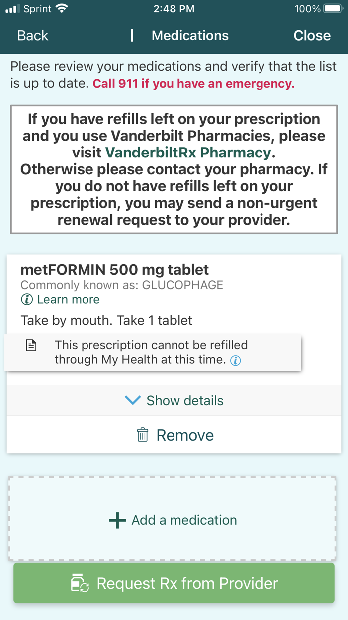 My Health at Vanderbilt