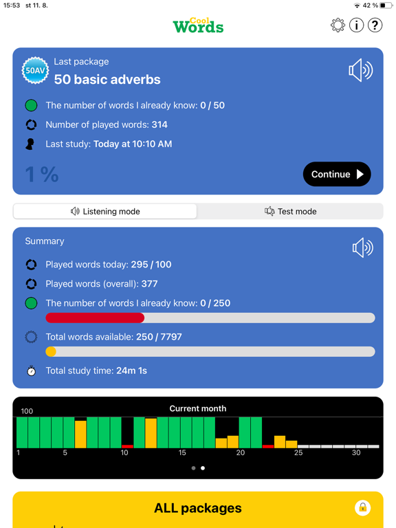 Slovak Vocabulary screenshot 2