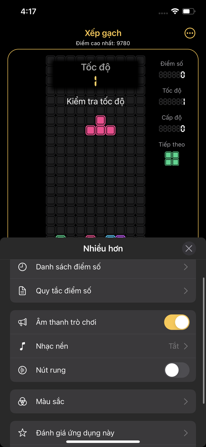 Xếp gạch - Không quảng cáo