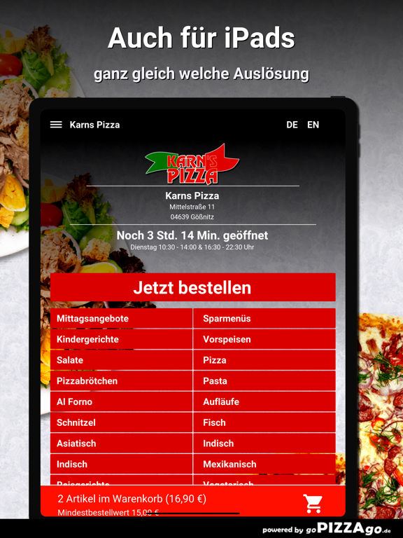 Karns Pizza Gößnitz screenshot 7