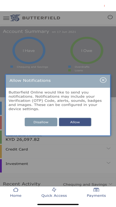 How to cancel & delete Butterfield Mobile Banking from iphone & ipad 2