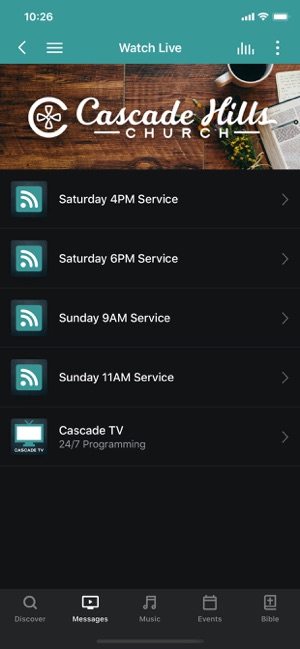 Cascade Hills Church On The App Store