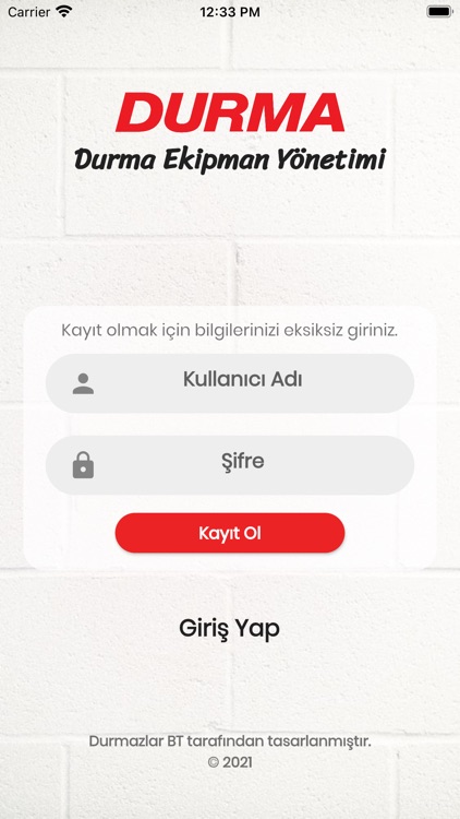 Durma Ekipman Yönetimi