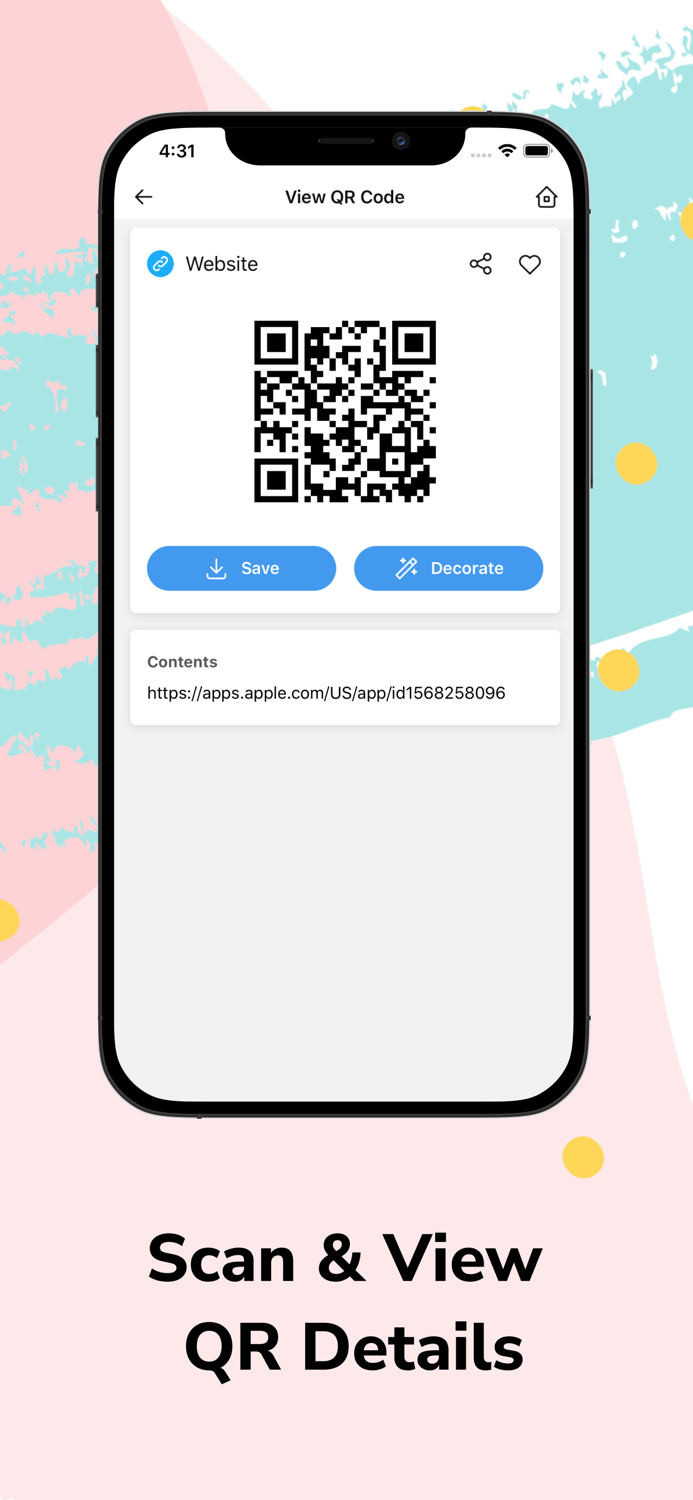 QR Code Scanner  Generator