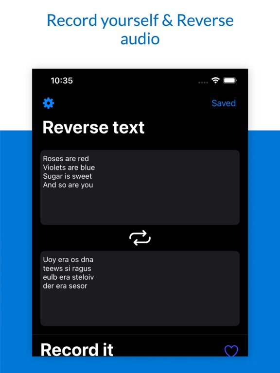 Reverse Audio Recorder screenshot 2