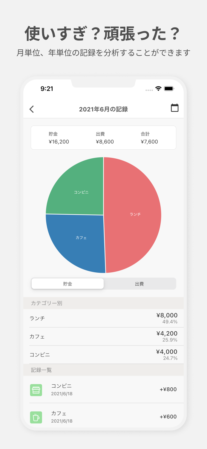 貯金メモ 毎日使えるシンプルなアプリ