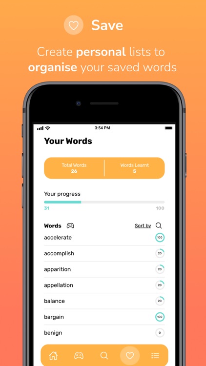 Flare: Vocabulary Builder