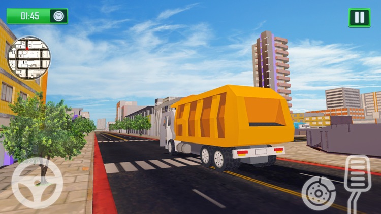 Trash Truck Freight Transport screenshot-4